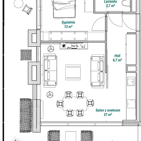Chilliapartamenty - Designer Z Duzym Tarasem W Shellter & Kolo Kolobrzegu