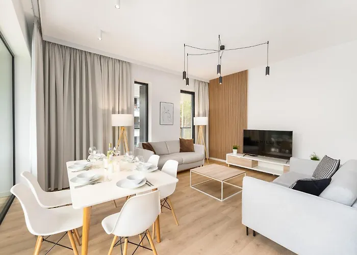 Chilliapartamenty - Designer Z Duzym Tarasem W Shellter & Kolo Kolobrzegu *