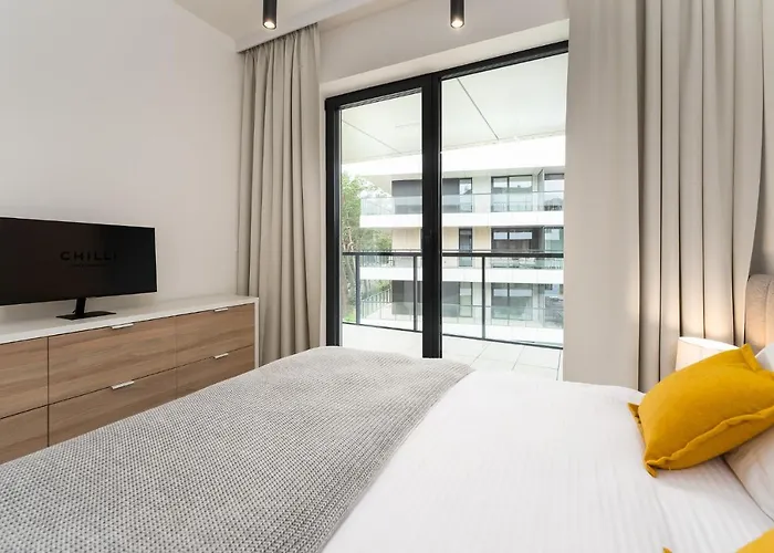 Chilliapartamenty - Designer Z Duzym Tarasem W Shellter & Kolo Kolobrzegu Apartamento *